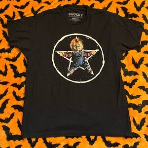 Chucky Black Graphic T-Shirt, L